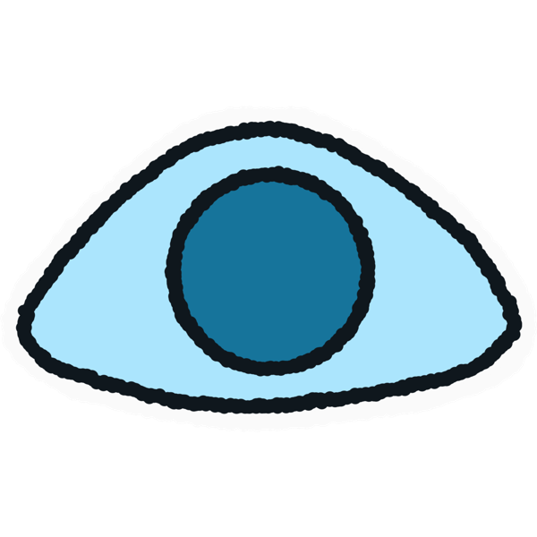 a blue eye